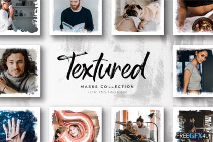 Textured Instagram Masks Collection