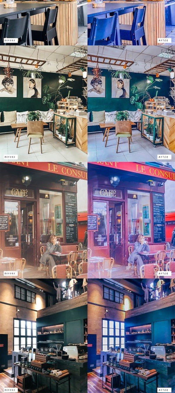 15 Cafe Premium Lightroom Presets 15 Cafe Premium Lightroom Presets