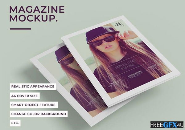 3 Magazine Mockups PSD Free Download Magazine Mockups