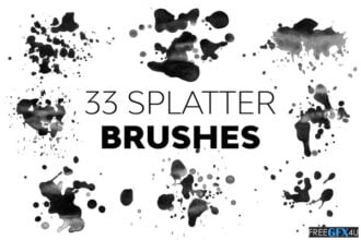 33 Splatter Brushes