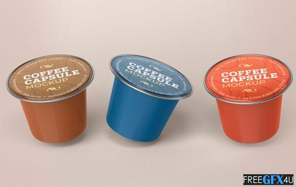 Coffee Capsule Mockup Free Download Coffee Capsule Mockup