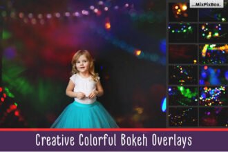 Colorful Bokeh Photo Overlays