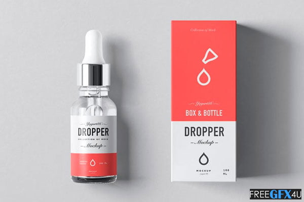 Dropper Bottle Mockup Free Download Dropper Bottle Mockup