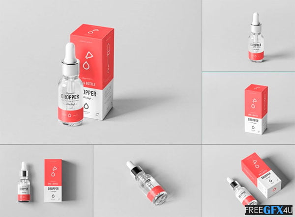 Dropper Bottle Mockup Free Download Dropper Bottle Mockup