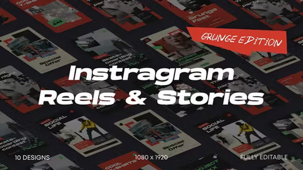 Grunge Instagram Reels & Stories