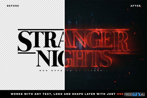 Stranger Things Text Effect