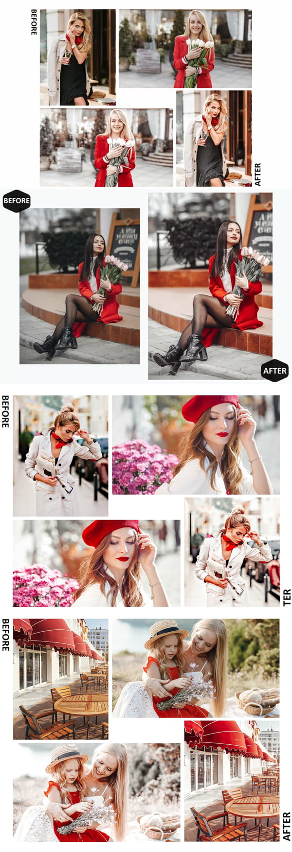 10 Red Passion Photoshop Actions And ACR Presets 10 Red Passion Photoshop Actions And ACR Presets