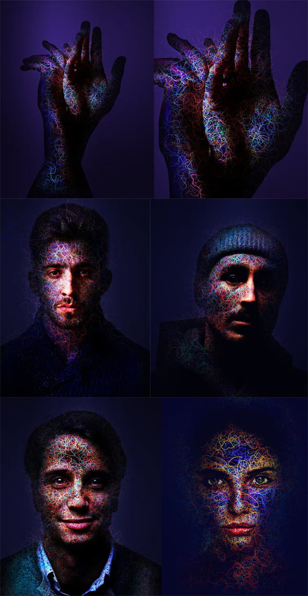 Abstract Line Photoshop Action Abstract Line Photoshop Action
