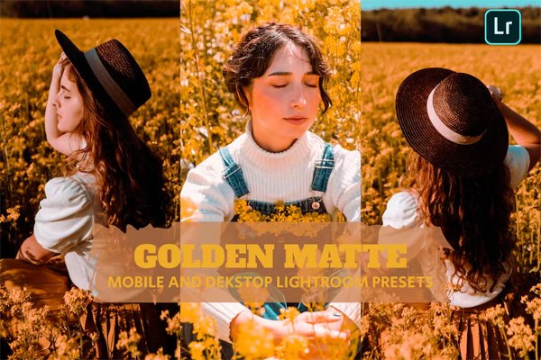 Golden Matte Presets for Desktop and Mobile Golden Matte Presets for Desktop and Mobile