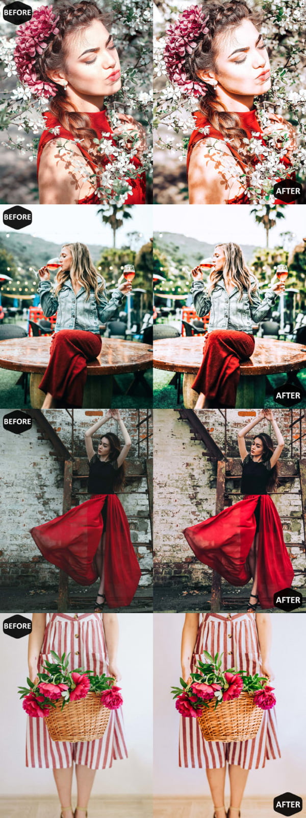 Red Blogger Photoshop Actions and ACR Red Blogger Photoshop Actions and ACR