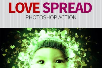 Spread Love Photoshop Action
