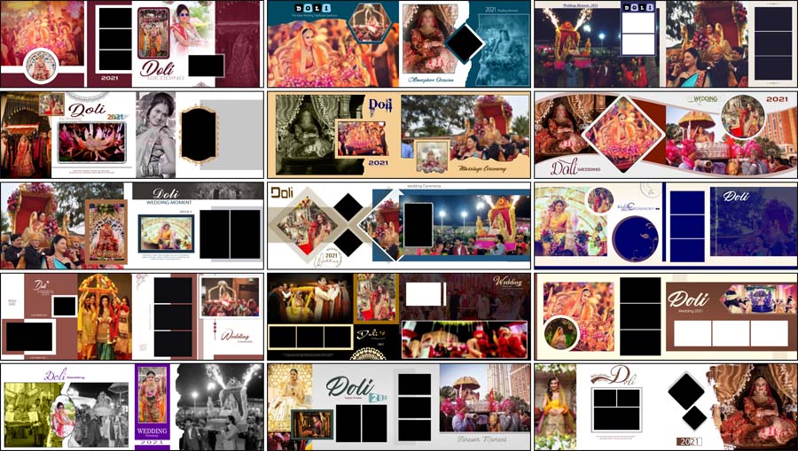 35 Free Doli Ceremony Photo Album 12x36 PSD Templates 35 Free Doli Ceremony Photo Album 12x36 PSD Templates