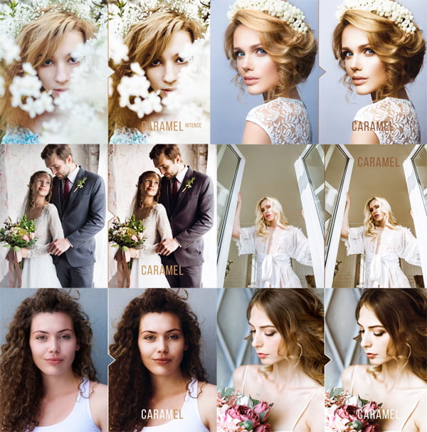 Caramel Wedding Photoshop Action Caramel Wedding Photoshop Action