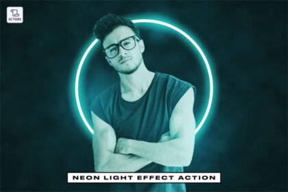 Neon Light Effect Action