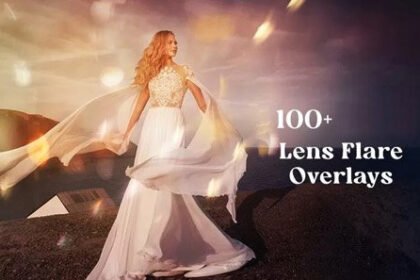 100+ Lens Flare Photoshop Overlays