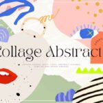 Abstract Collage Cutout Shapes