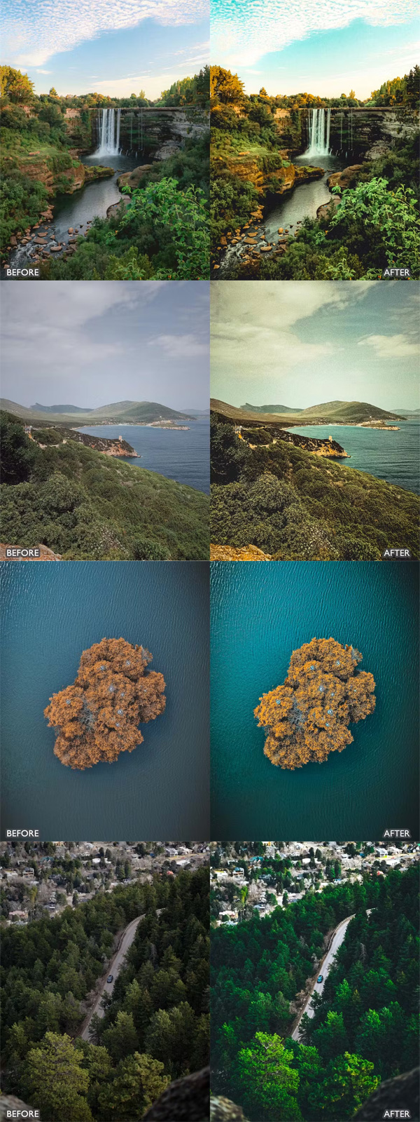 Aerial & Drone Photography Presets Aerial & Drone Photography Presets