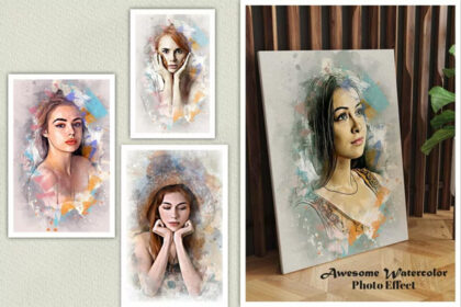 Awesome Watercolor Photo Effect