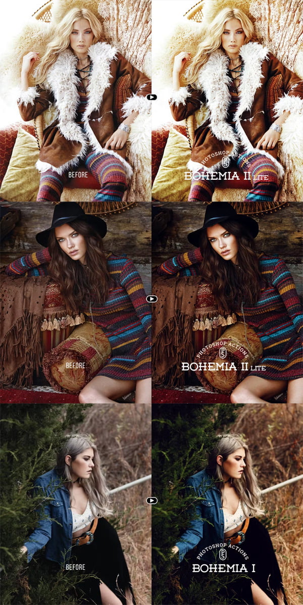 Bohemia Photoshop Actions Bohemia Photoshop Actions