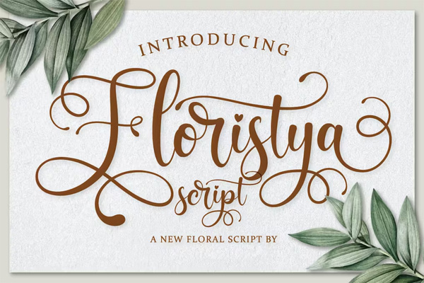 Floristya Script Font