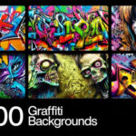 Graffiti Backgrounds Collection