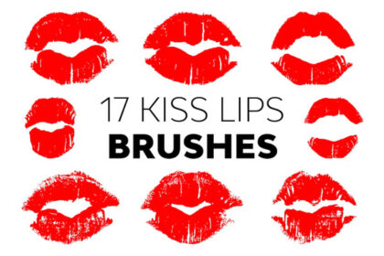 Kiss Lips Brushes