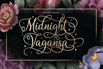 Midnight Vagansa Beauty Caligraphy