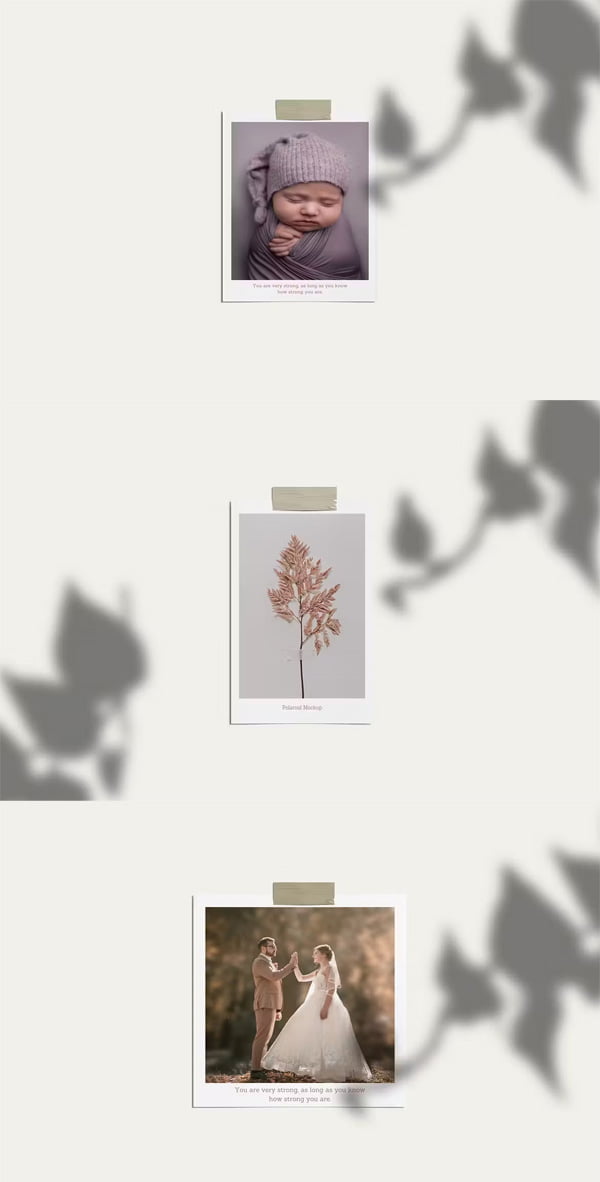 Polaroid Photo Mockup
