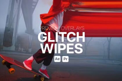 Premium Overlays Glitch Wipes