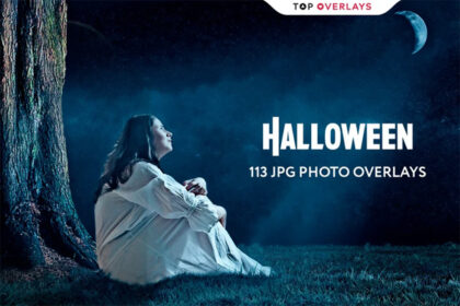 113 Halloween Photo Overlays