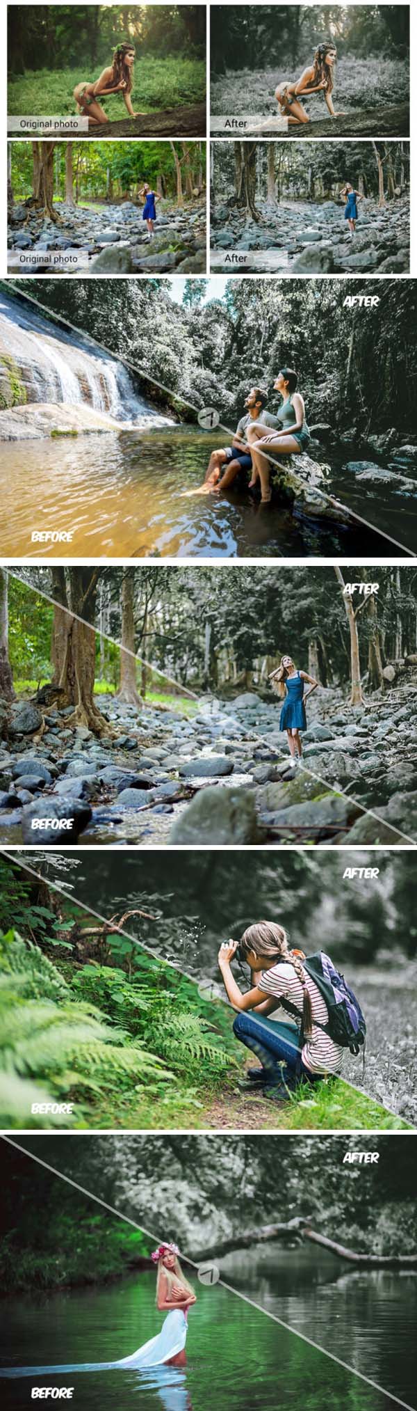 20 Dramatic Forest Lightroom Presets Example 2