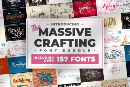Massive Crafting Font Bundle