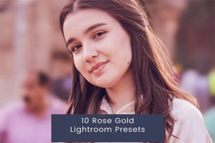 10 Rose Gold Lightroom Presets