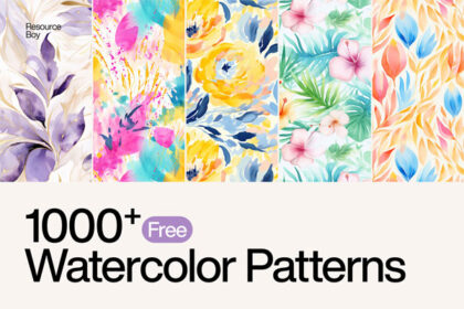 1000 Watercolor Patterns
