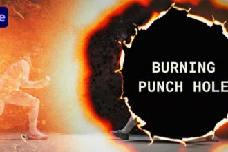 Burning Punch Hole Transitions AE
