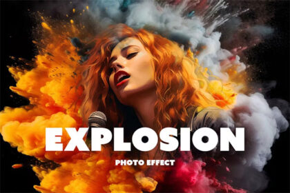 Cinematic Explosion Photo Effect