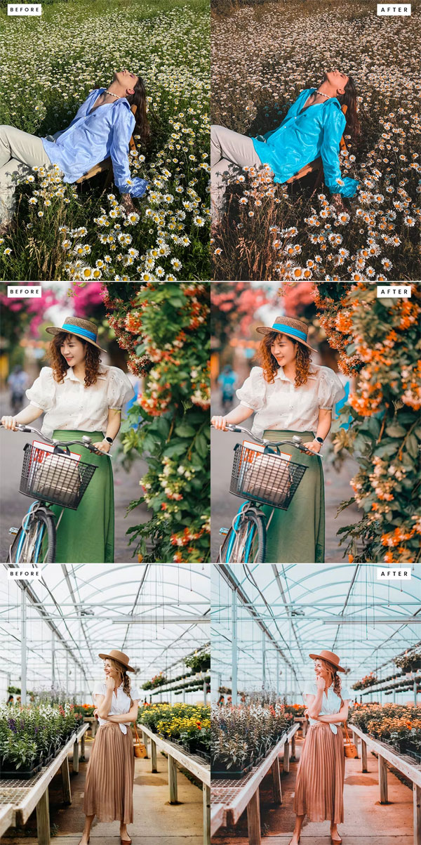 Garden Tones Lightroom Presets Garden Tones Lightroom Presets