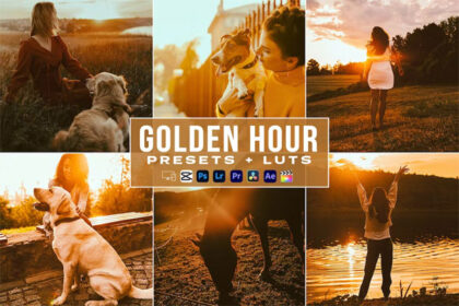 Golden Hour Video Luts Presets for Mobile and Desktop