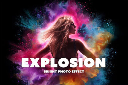 Holi Explosion Photo Effect