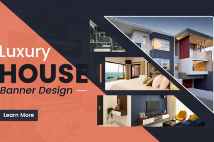 Luxury House Advertising Website Template Design