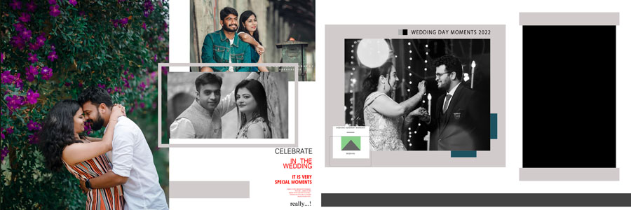 Latest pre wedding album DM design PSD high quality
