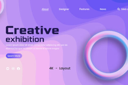 Powerful & Creative Landing Page Template Design