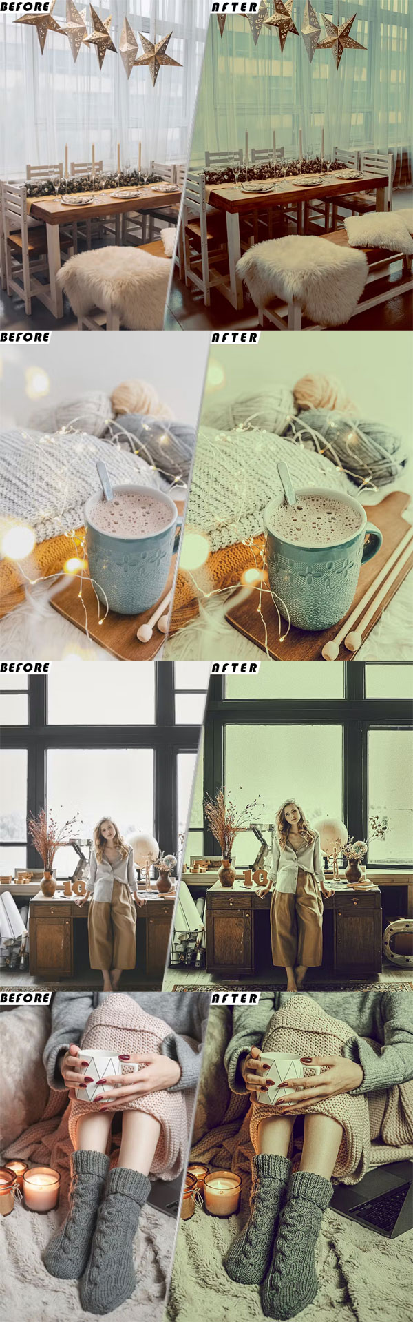 Rustic Holiday Video Luts Presets for Mobile and Desktop