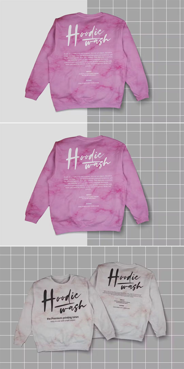 Tiedye Sweatshirt Mockup Tiedye Sweatshirt Mockup