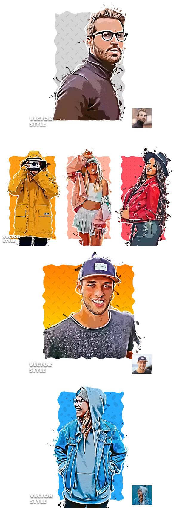 Vector Style Photoshop Action Vector Style Photoshop Action