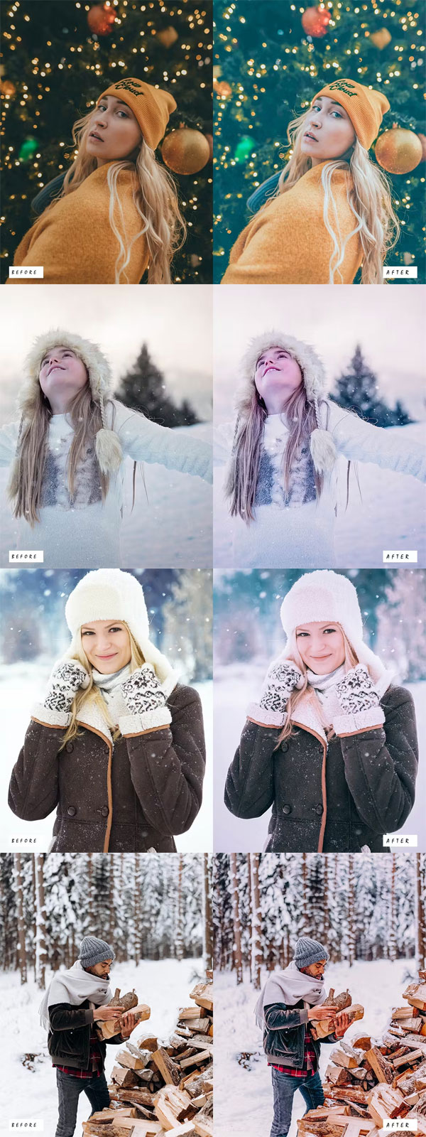 10 Soft Winter Lightroom Presets 10 Soft Winter Lightroom Presets