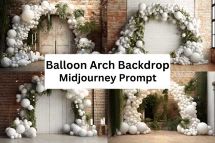 Balloon Arch Digital Backdrop