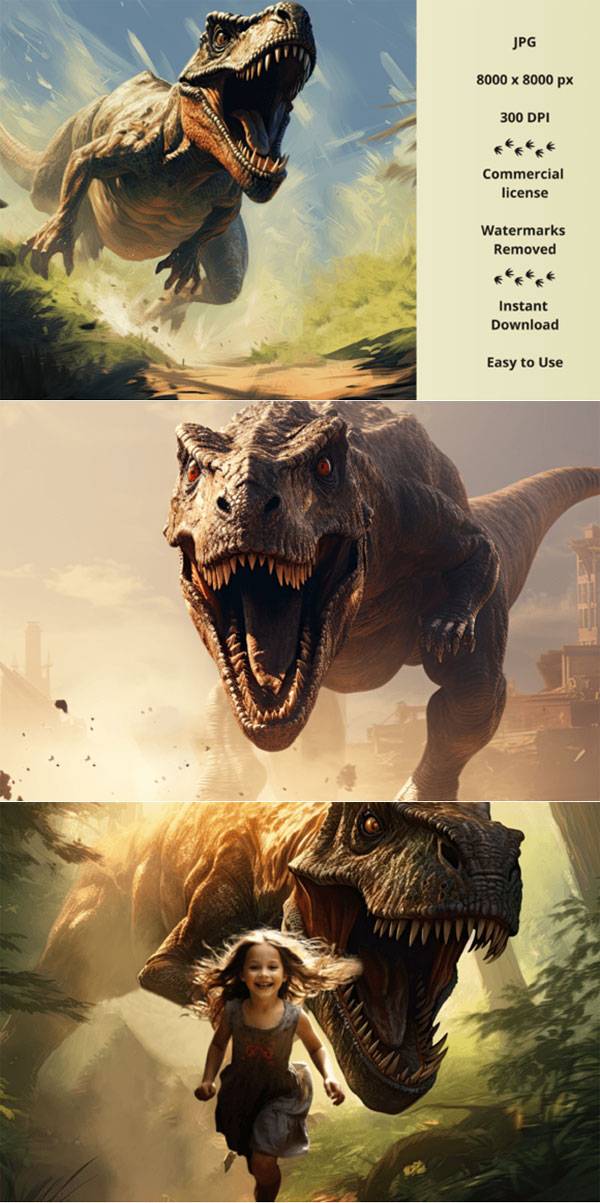 Dinosaur Chase Digital Backdrops Dinosaur Chase Digital Backdrops