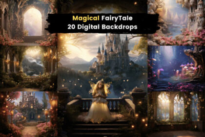 Magical Fairytale Digital Backdrops