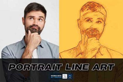 Portrait Line Art